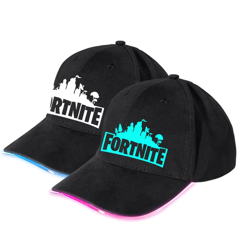 Игровая Кепка Fortnites esports светящаяся бейсболка оптоволоконная многоцветный