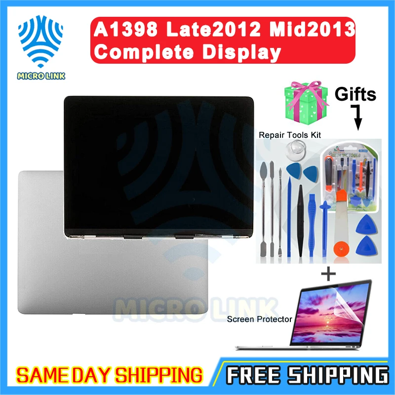 Mid 2012 ранний 2013 lcd A1398 для Macbook Pro retina 15 ''A1398 lcd экран дисплей полная сборка 661-7171 661-6529