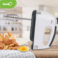 saengq multifunctional 7 speed mini mixer electric food blender handheld egg beater automatic cream food cake baking dough mixer