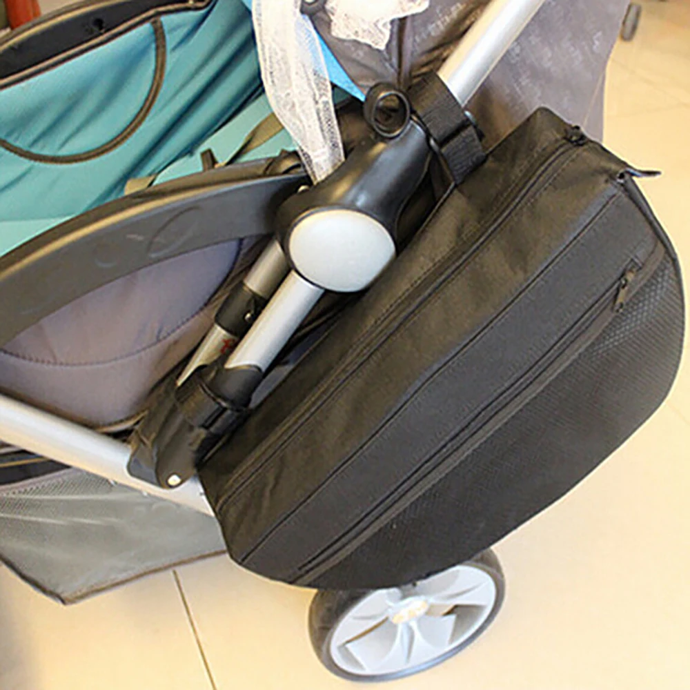 Сумка Органайзер для детской коляски водонепроницаемый вместительный крючок