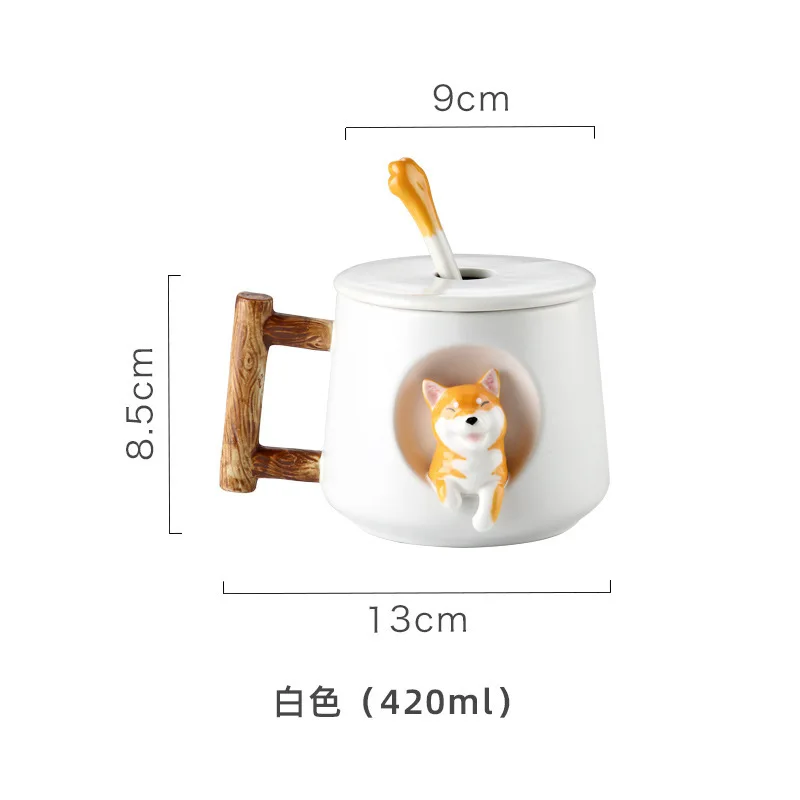 

Cute Cartoon Mugs Coffee Cups Ceramic Universal Charm Personalized Gift Creative Regalos Personalizados Fashion Cup BD50MS