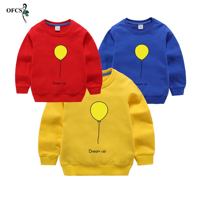 

Retail Kids Hoodies Girls 2-12 Year Sweatshirt Unisex Full Coton Pullover Knitwear Tops Fashion T-shirt Toddler Child Sportswear