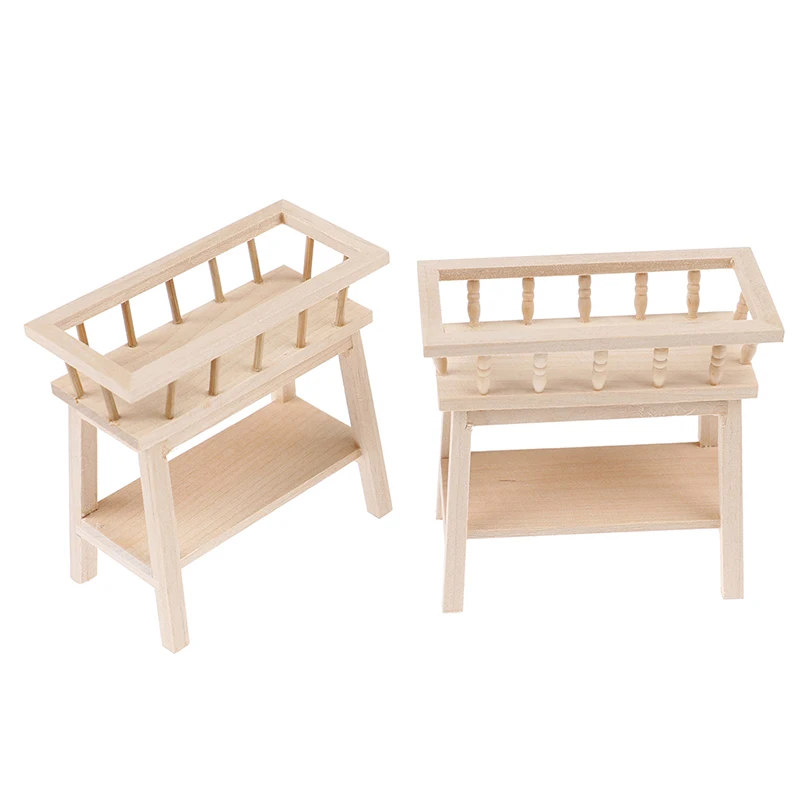 

1:12 миниатюрная деревянная полка для кукольного домика, Цветочная подставка, модель кукольного домика, аксессуары для декора мебели