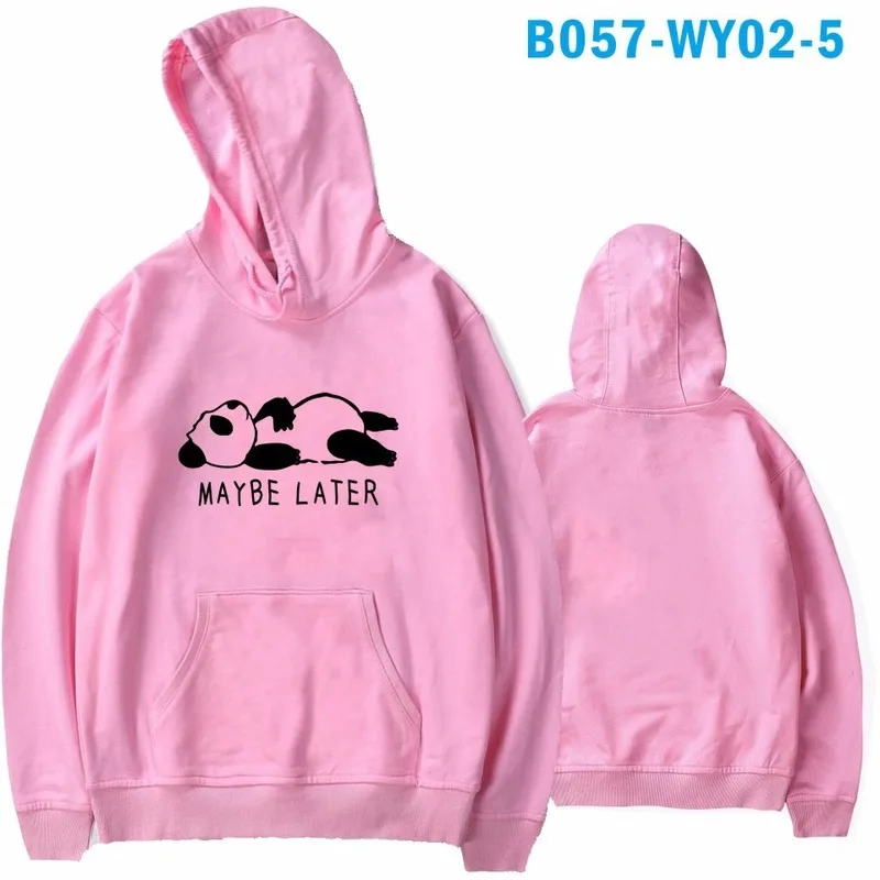 

Women Hoodies Pocket Pullover Warm Hooded Plus Size Cute Lazy Panda Print Woman Sweatshirts Long Sleeve Winter Autumn Casual Top