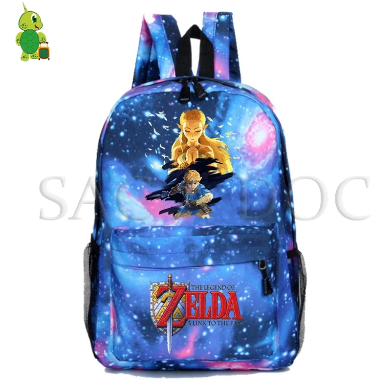 19 Легенда о Зельде игровой рюкзак для Galaxy Link Majora's Mask школьные сумки для подростков девочек мальчиков путешествия рюкзак Детский рюкзак для книг - Цвет: 19