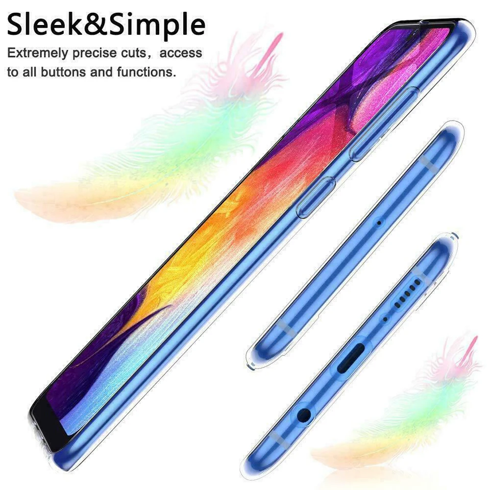 Для samsung Galaxy M10 M20 M30 A10 A20 A30 A40 A50 A70 Чехол Ультра Тонкий Мягкий ТПУ силиконовый чехол Прозрачный чехол для телефона