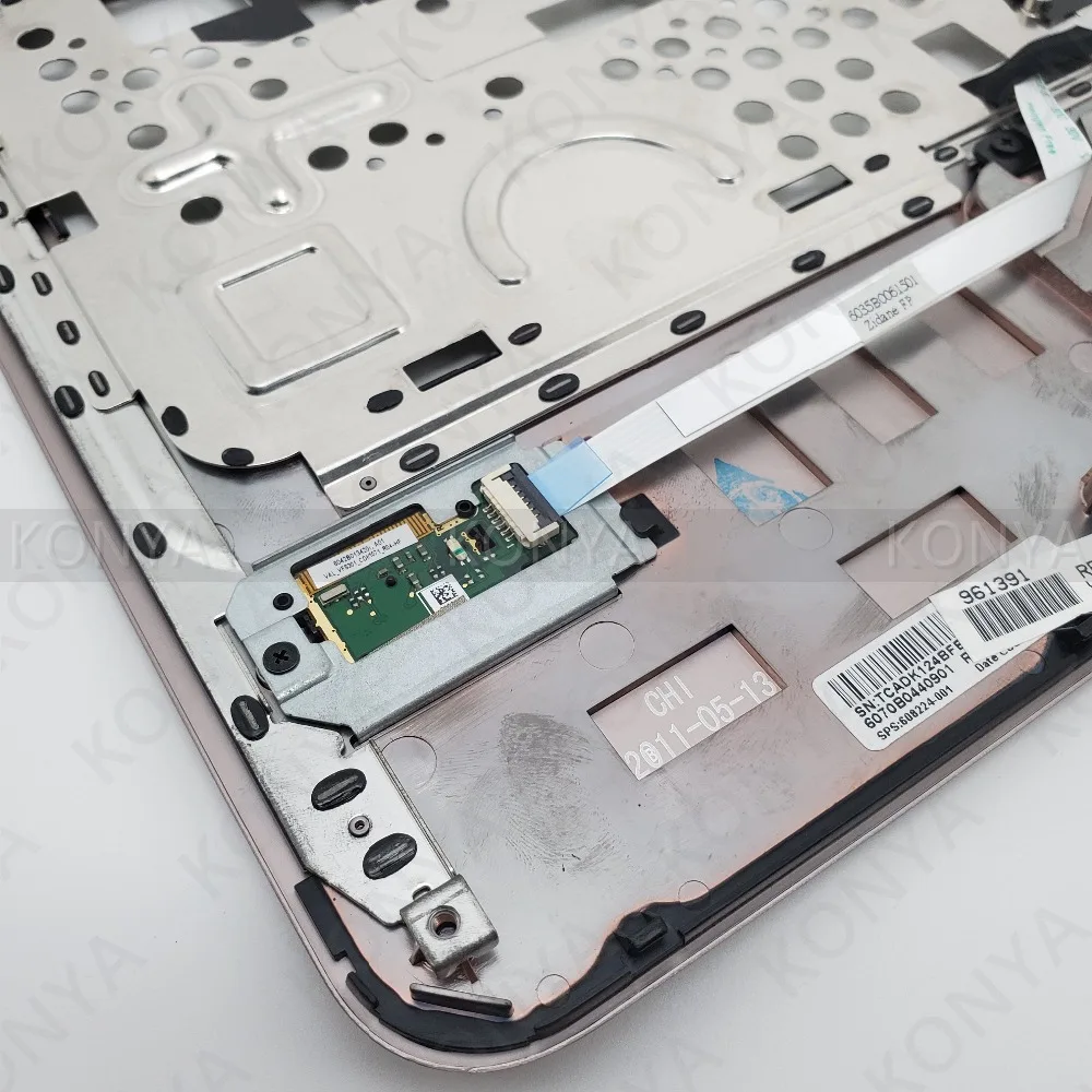 Для hp павильон DM4 DM4-1000 dm4-1065dx palmest Touc hp ad и считыватель отпечатков пальцев 608224-001 6070B0440901