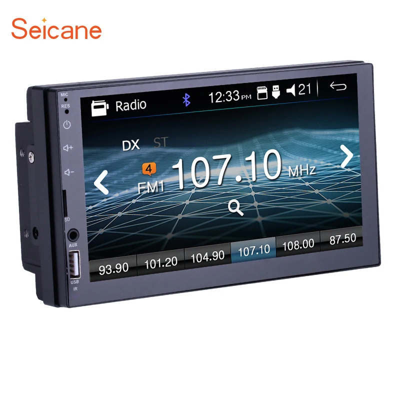 Seicane Универсальный 2DIN Android автомобильный мультимедийный плеер 7 дюймов видео MP5 плеер Авто Стерео Радио резервная Bluetooth Камера