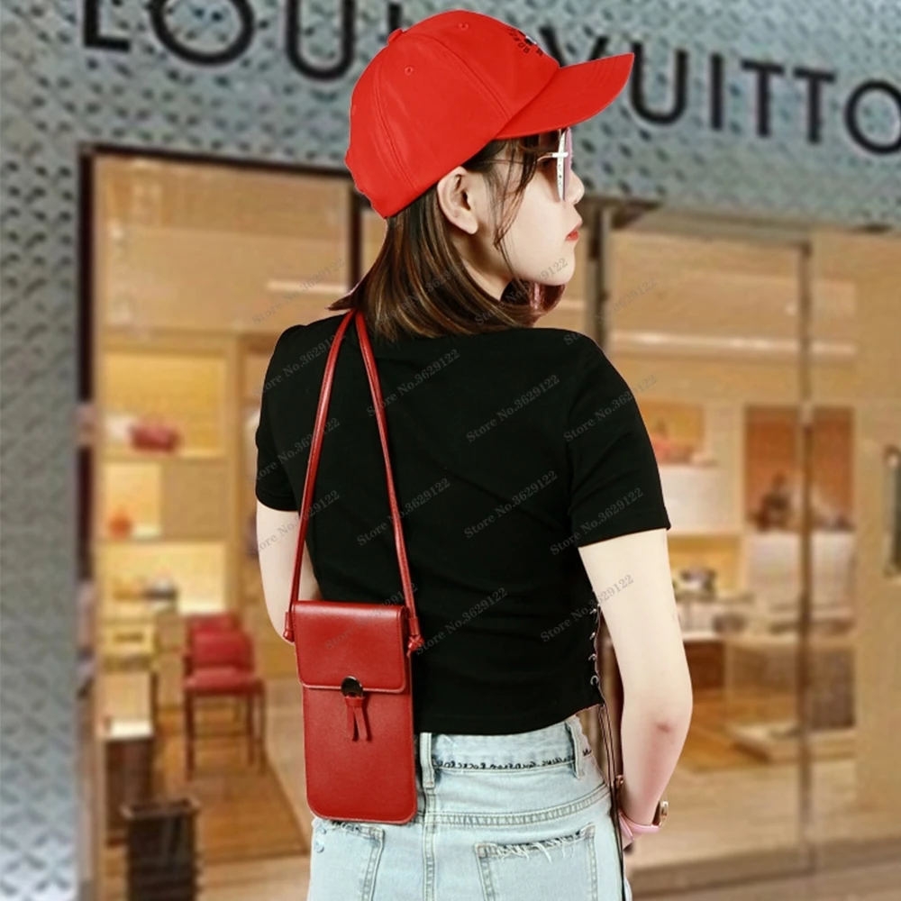 

Women Bag For Phone Transparent Women Coin Purse Cross Shoulder Bag Girls Cute Phone Bag Mini Hasp Mobile Pouch For iphone 12