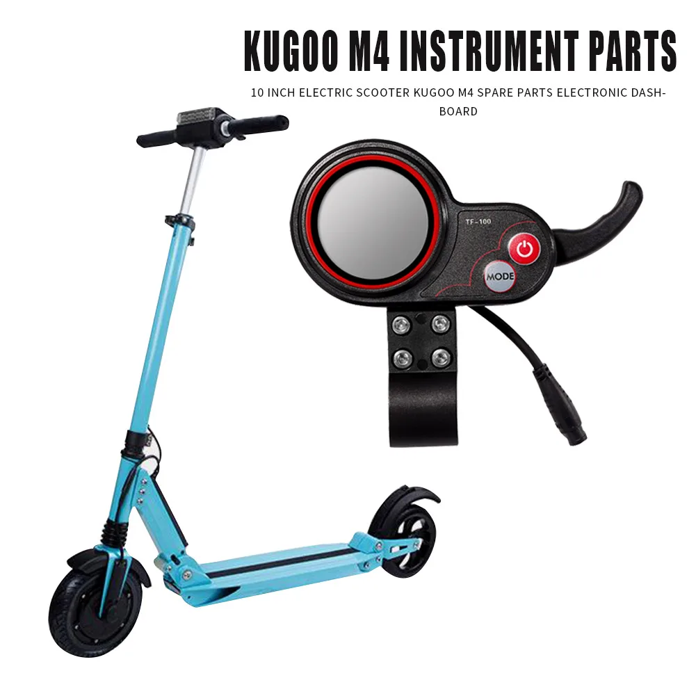 

10 inch Electric Scooter Instrument Display E-scooter Dashboard Electric Lightweight Element Decoration for Kugoo M4