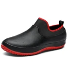Новинка 2020, мужская обувь, дышащая Нескользящая водонепроницаемая обувь для шеф-повара, Повседневная рабочая обувь на плоской подошве, обувь для воды, дождевые сапоги