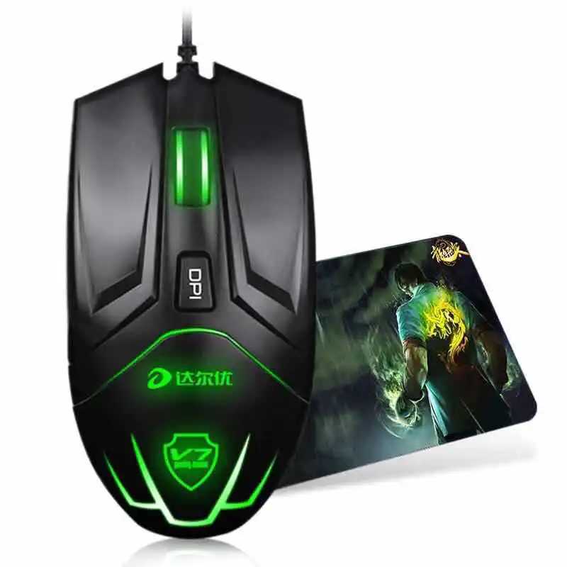 

New Backlit Gaming Mouse 2000DPI Ergonomic Optical Wired Mouse High Quality Fast Move computer Mouse for Laptop Pc
