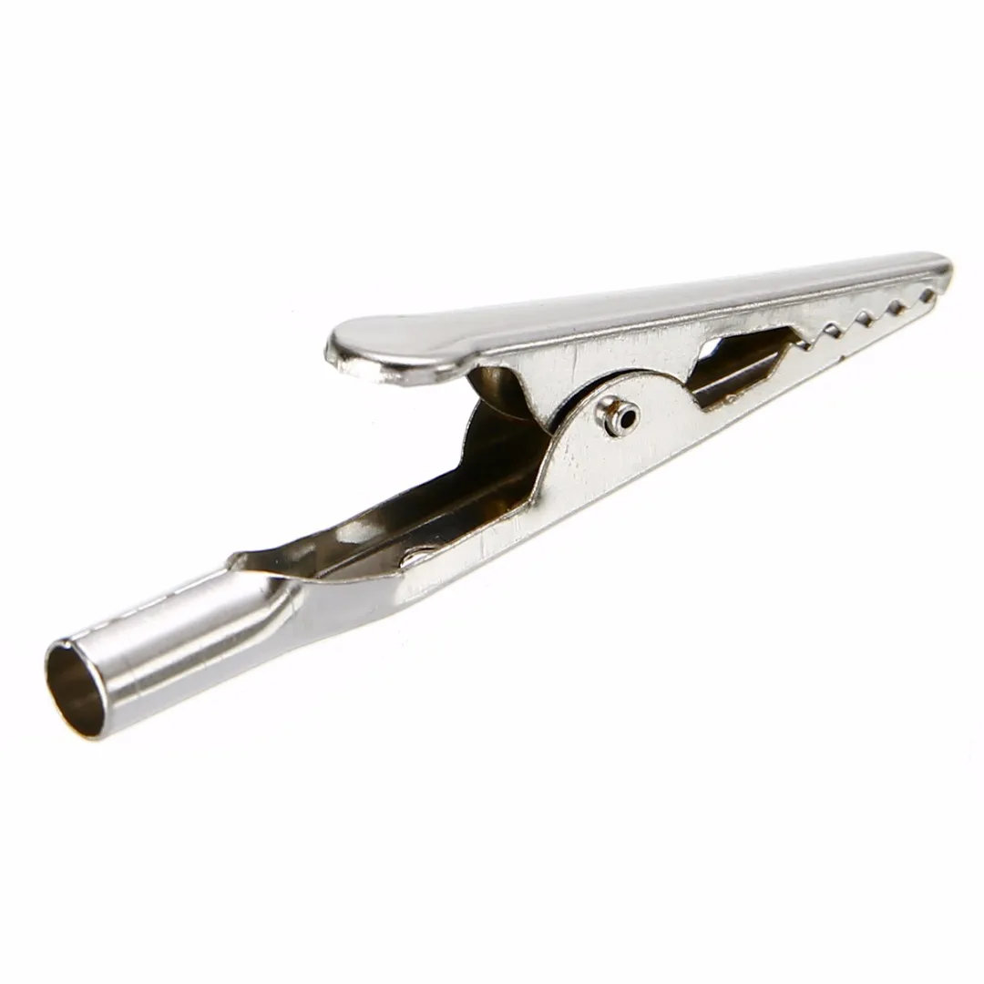 Зажимы типа крокодил длиной 51 мм 10 шт./лот зажимы из нержавеющей стали с винтовым