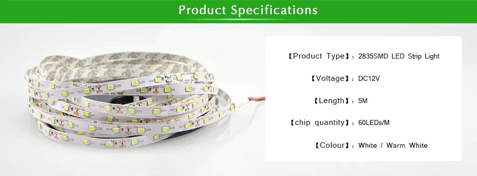 SMD 4040 2835 5050 Светодиодная лента DC 12V 120 светодиодный s/m 60 светодиодный s/m 5M гибкая лента Лампа Домашнее украшение не водонепроницаемый