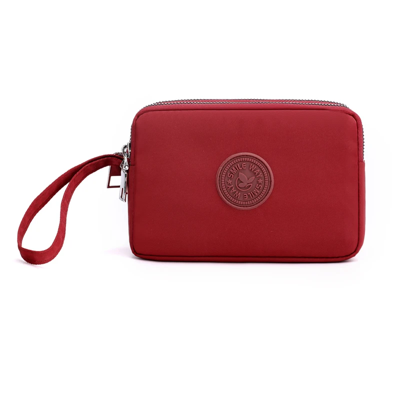 3 слоя холщовые кошельки 5 цветов женская ключница для телефона короткий кошелек