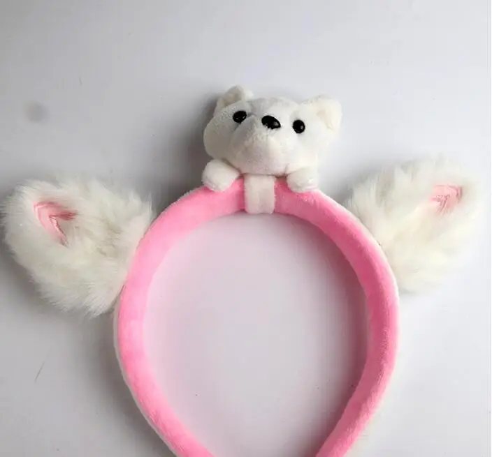 Плюшевый головной убор Polar Bear Сексуальная повязка на голову с кошачьими ушками