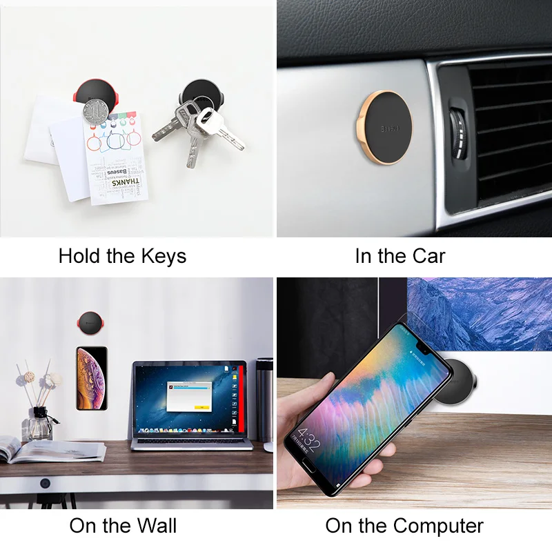 

Baseus Magnetic Car Phone Holder Air Vent Stand Magnet Dashboard Car Mount Desk Wall Sticker Mobile Phone Car Support Holder