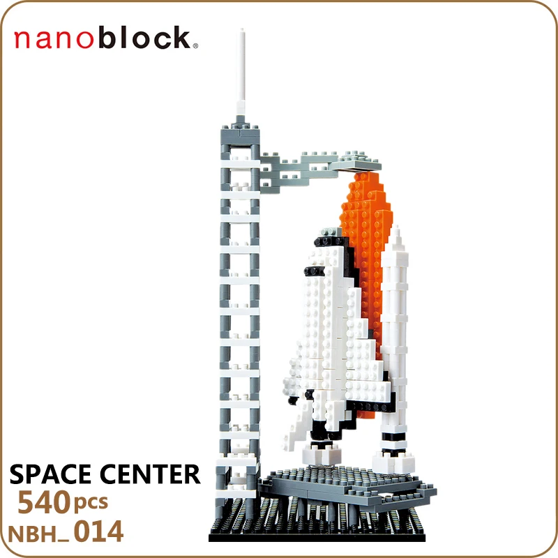 Новый бренд Nanoblock Space Center NBH 014 Kawada 540 шт Строительные блоки алмазные мини города