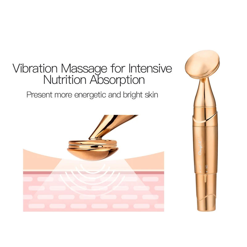 CkeyiN 2 в 1 массажер для лица ролик глаз вибрационный массаж лифтинг против морщин