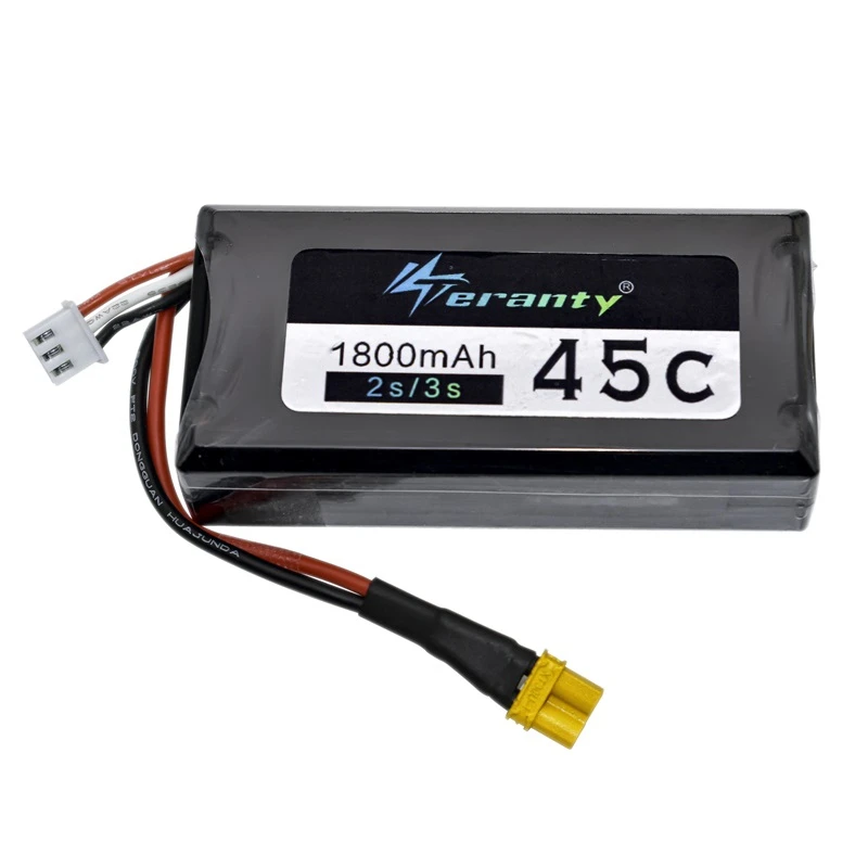 Upgraded B6 B6F B6FD B8 RC Drone Helicopter 7.4V 1800Mah Li-po Battery For MJX Bugs 6 Quadcopter Spare Parts 7.4v | Игрушки и хобби