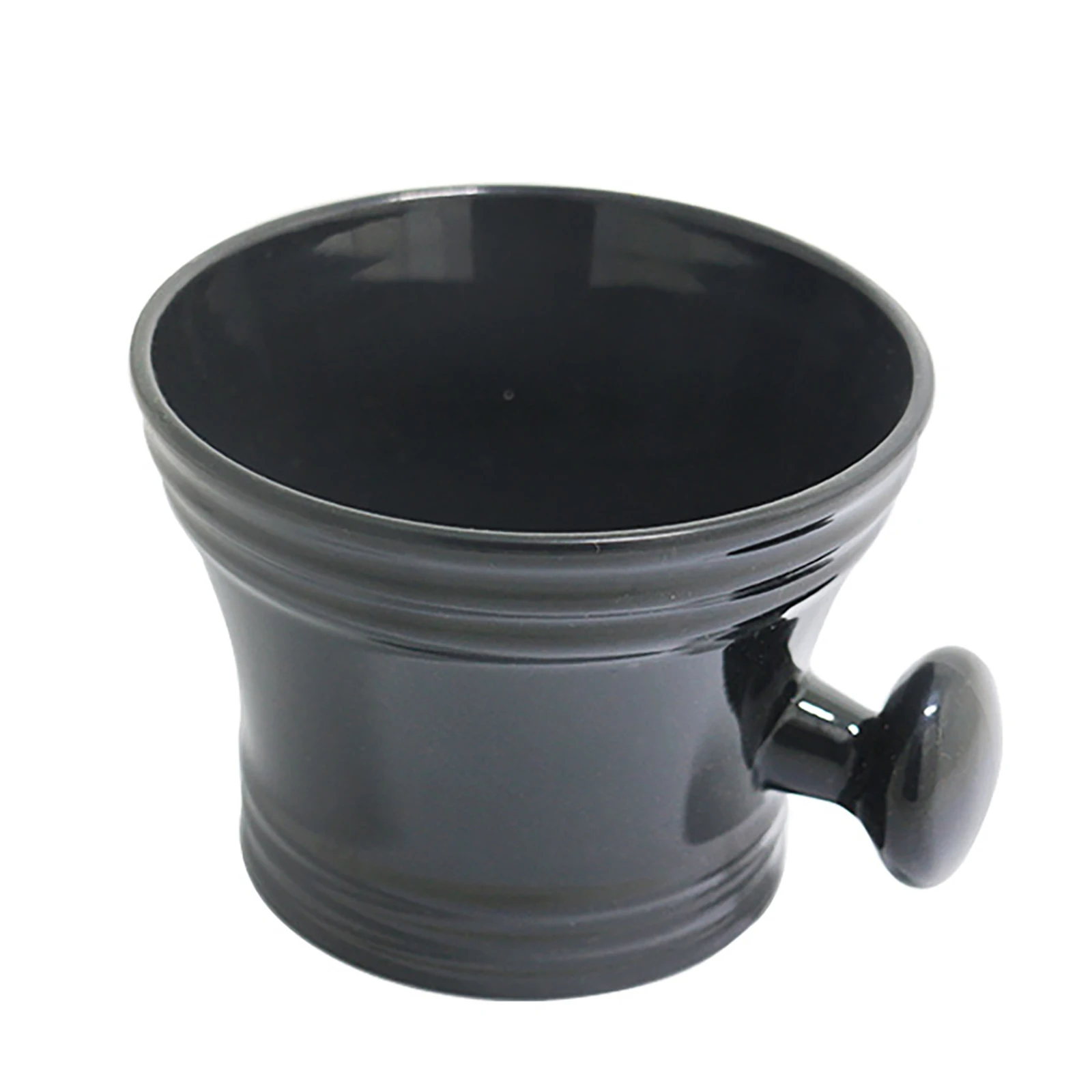

Barber Cleaning Soup Cup For Razor Man's Plastic Shaving Bowl With Handle Soap Mug Bowl Professional For Home Salon