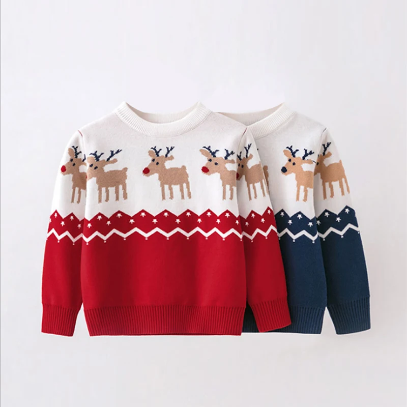 

Новинка 2021, теплый детский пуловер в европейском и американском стиле на осень и зиму, базовый свитер из чистого хлопка для девочек