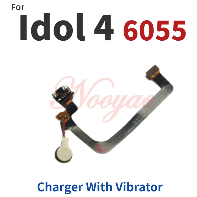 Док-станция для Alcatel One Touch Idol 4 LTE 6055 6055P, USB-разъем для зарядки, вибромотор, гибкий кабель + отслеживание