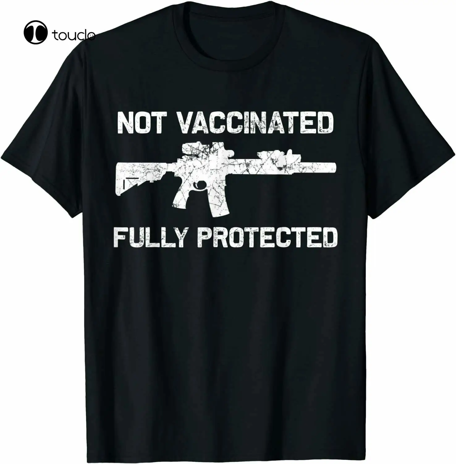 

2A Not Vaccinated But Fully Protected Pro Gun Anti Vaccine T-Shirt