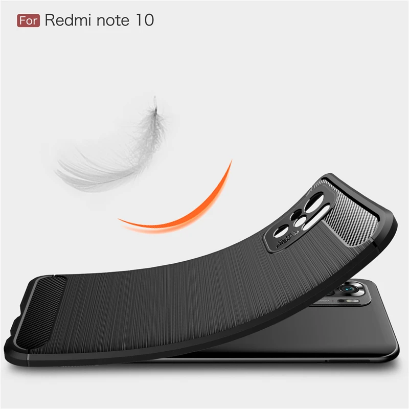 for xiaomi redmi note 10 case silicone soft rubber protective case for redmi note 10 10s 10t 5g cover for redmi note 10 pro free global shipping