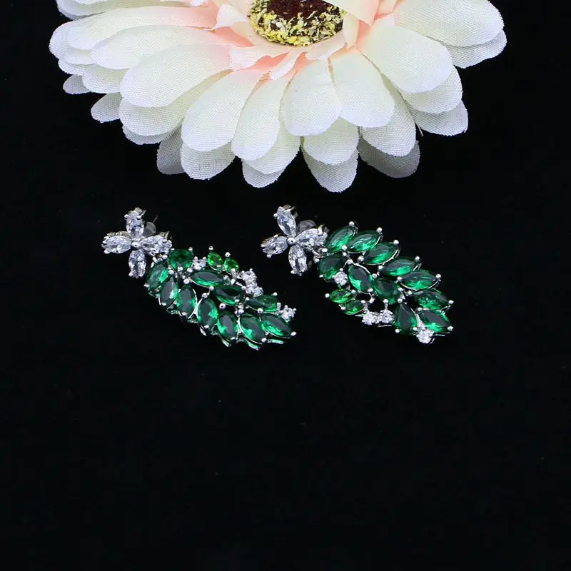 Модные ювелирные изделия из стерлингового серебра 925 пробы в форме цветка с