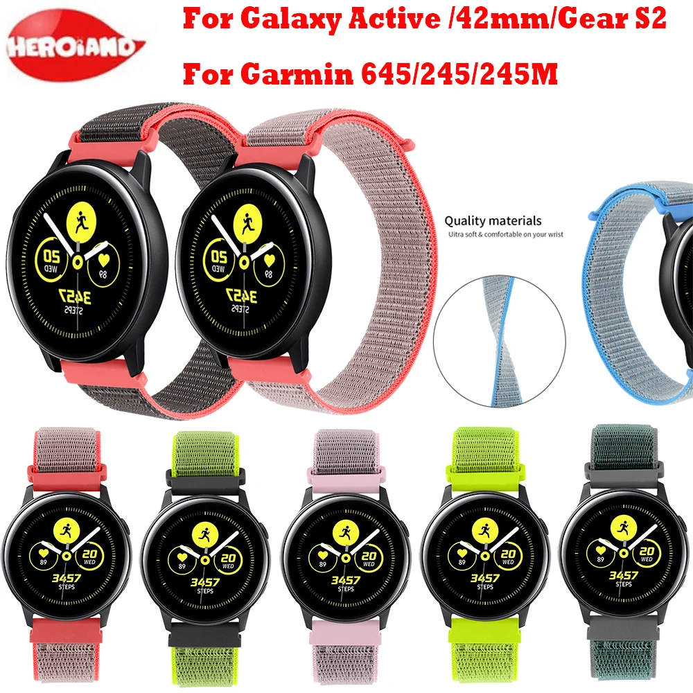 Умные аксессуары ремешок для Garmin Vivoactive 3 Forerunner 645 245 мужские часы женский браслет