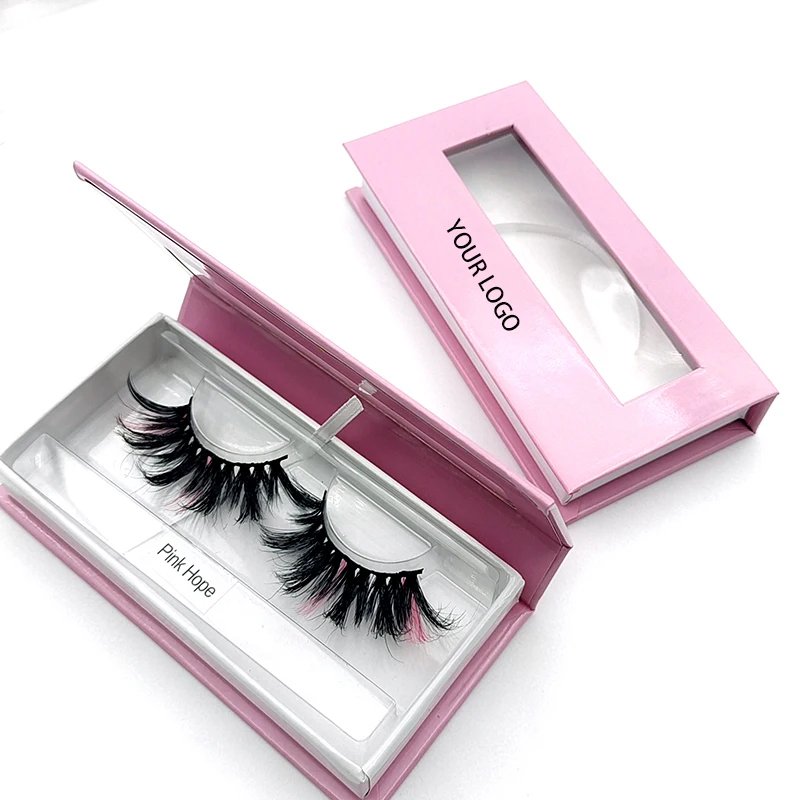 Заводская цена детские розовые коробки для ресниц фирменная торговая марка