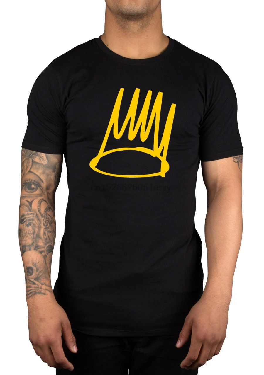 Футболка с логотипом J Cole Born Sinner одежда в стиле рэп хип хоп распродажа футболка из