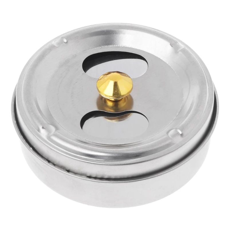 Круглая вращающаяся пепельница из нержавеющей стали с закрытой крышкой товары