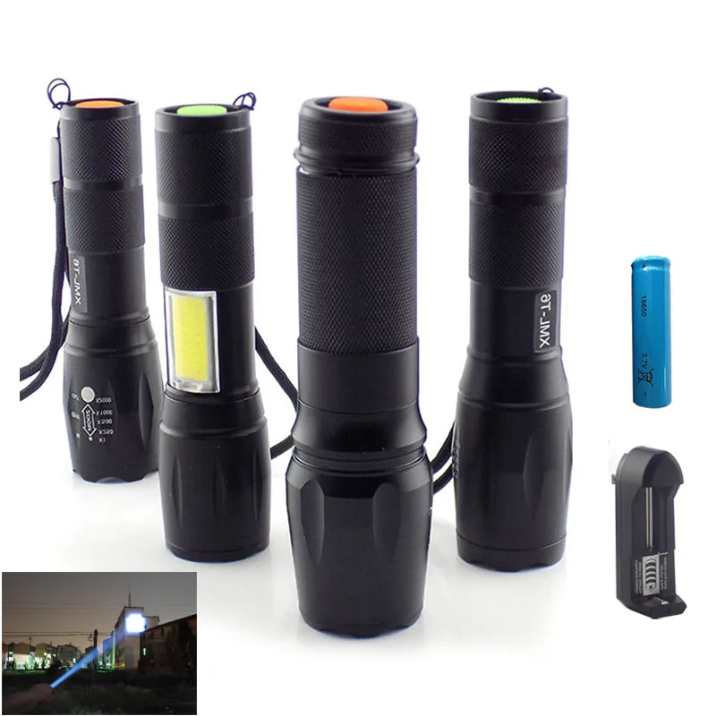 

high Power T6 xm-l2 Led Flashlight Flash light Torch torcia AAA 18650 battery usb tactical latarka For Hunting riding campingR1