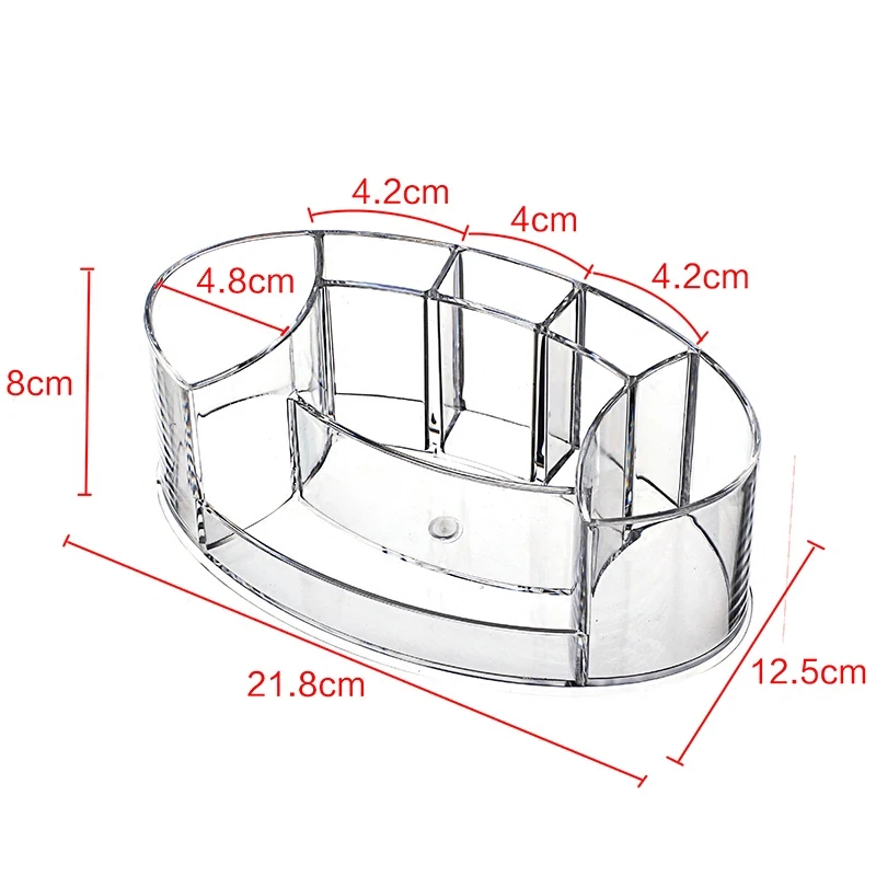 

Acrylic table makeup organizer / makeup brush / nail polish / cosmetic organizer makeup box for women WJ102612