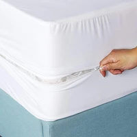 comprehensive perfect waterproof zipper fixed mattress cover dust and dirt anti mite breathableluxury can be customized