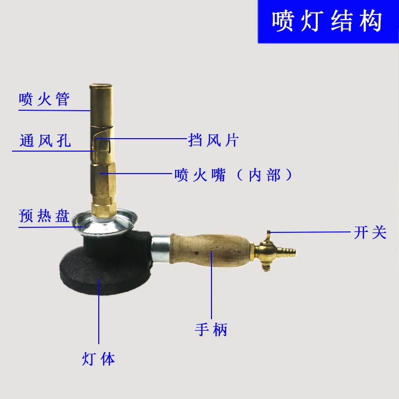 

Hanging alcohol burner J2610 high temperature heating softening glass teaching instrument