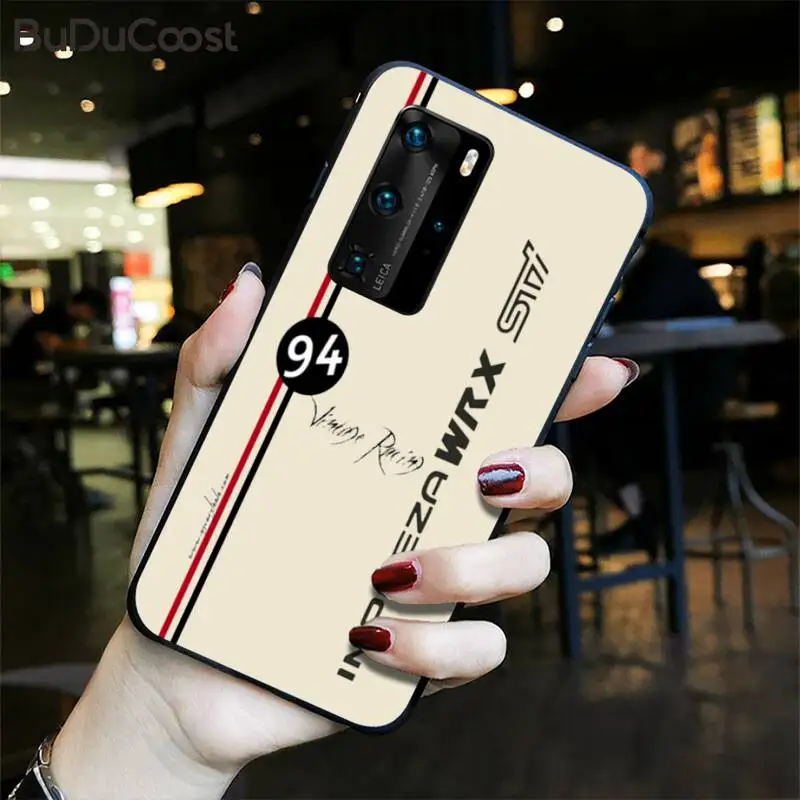 

Mini car Subaru WRX Sti Logo Phone Case for Huawei P20 P30 P20Pro P20Lite P30Lite P10 P Smart plus P10Lite P40 Pro P40 lite