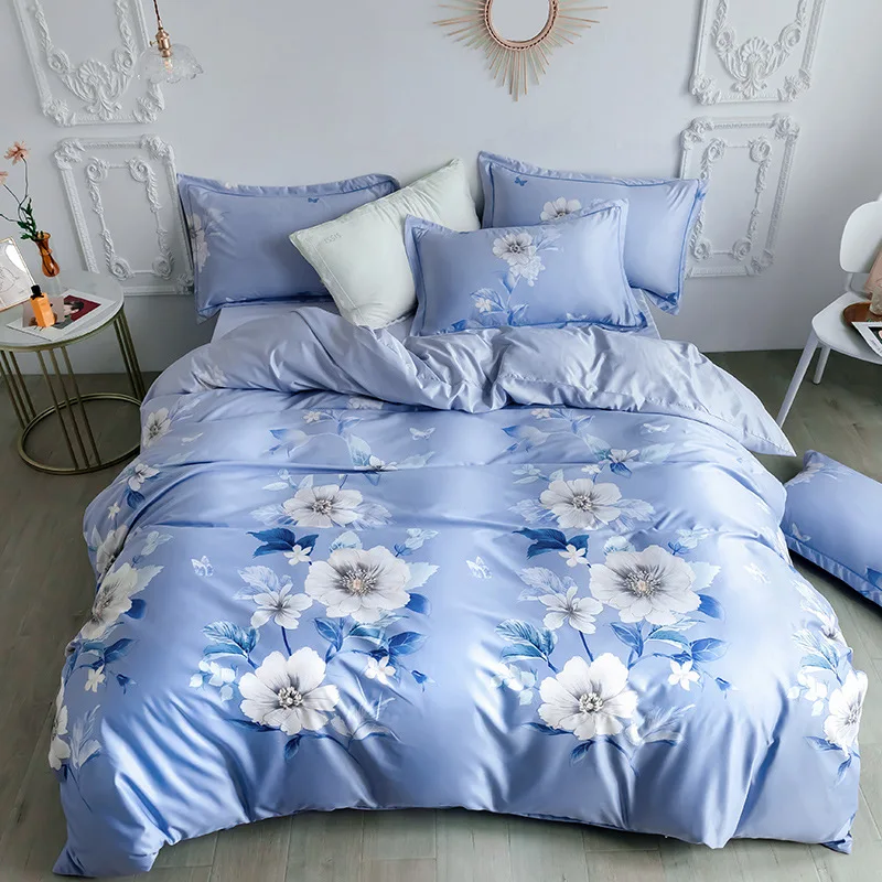 Украшение для спальни из четырех предметов шелковое высококачественное