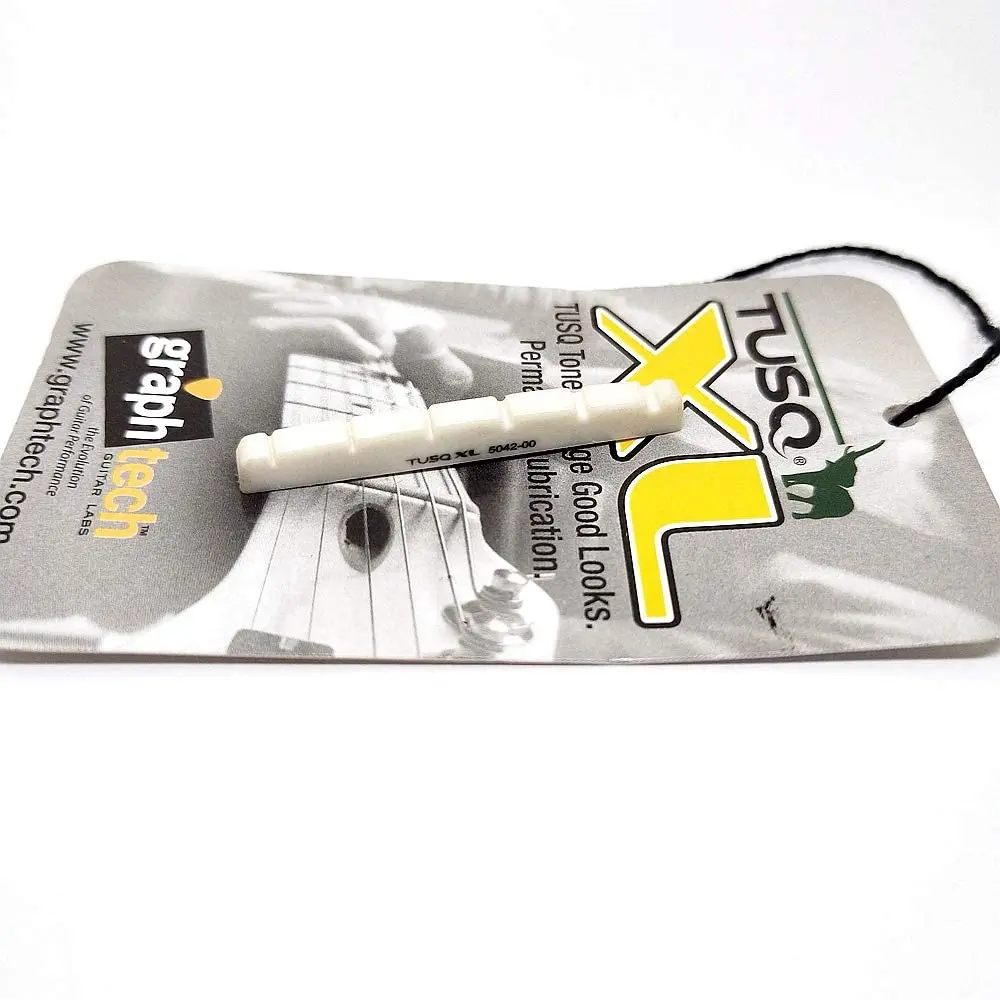 graph tech pt 5042 00 tusq mutter xl 42mm pre schlitz flachen boden gitarre mutter für fd st elektrische gitarre schwarz free global shipping