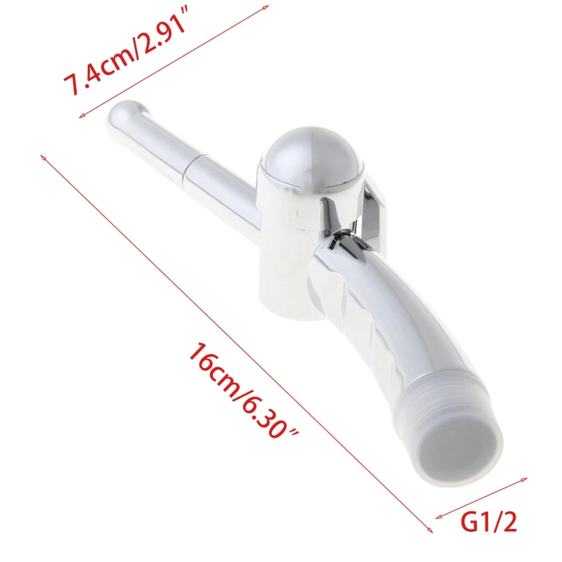 

Handheld Bidet Sprayer Adjustable ABS Spayer & Brass T-Adaptor for Bathroom