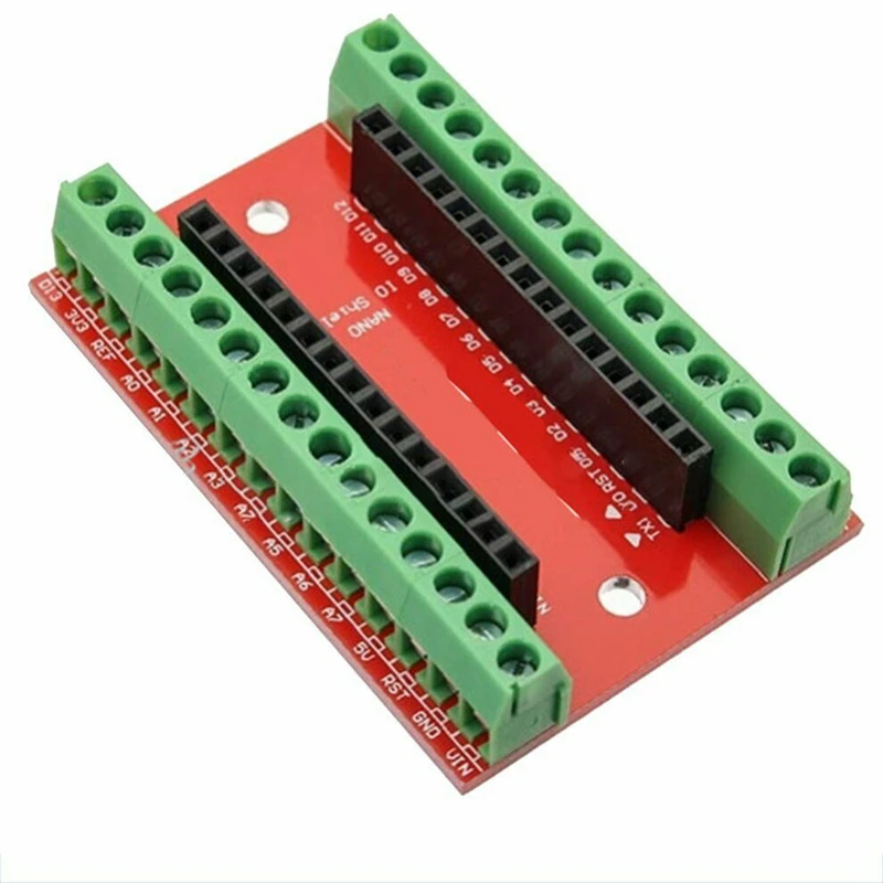 Для NANO IO щит Плата расширения Nano контроллер клеммный адаптер для Arduino
