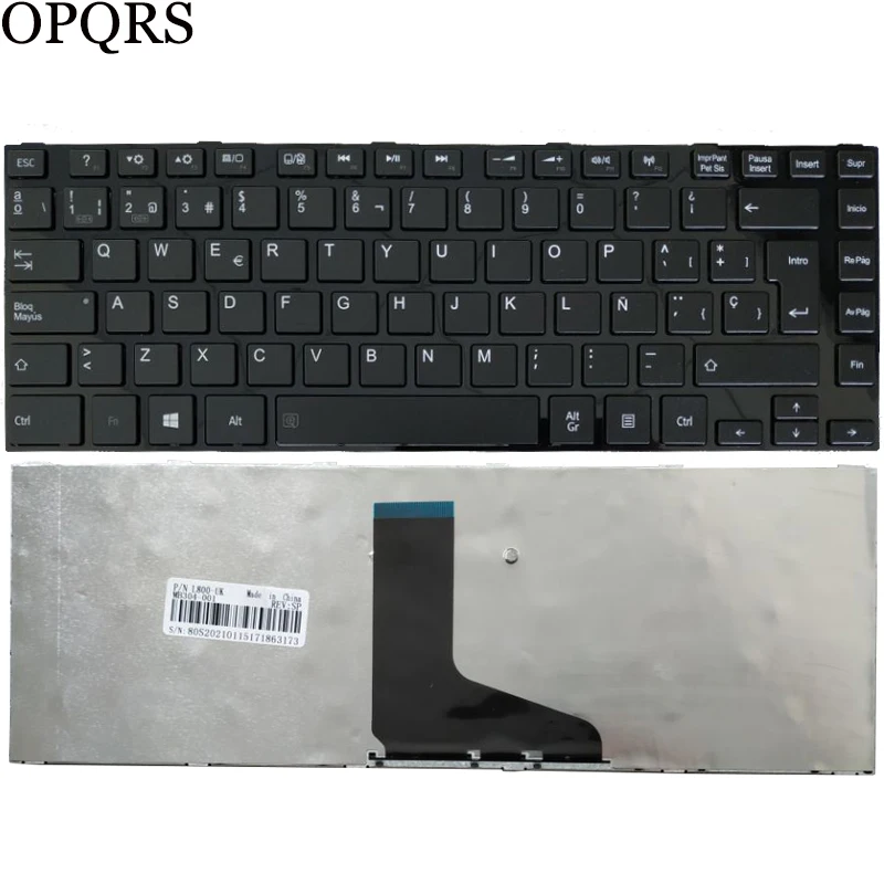Испанская клавиатура для TOSHIBA SATELLITE L800 L800D L805 L830 L835 L840 L845 P840 P845 C800 C840 C845 M800 M805 SP