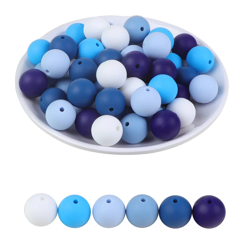 Силиконовые бусины BOBO.BOX 15 мм 20 шт. пищевой силикон продукты для прорезывания