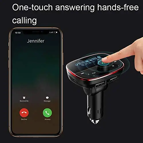 Автомобильный MP3-плеер передатчик 1,77 дюймов ЖК-дисплей Bluetooth fm-передатчик Hands-Free вольтметр автомобильный комплект TF карта AUX USB аудио адаптер