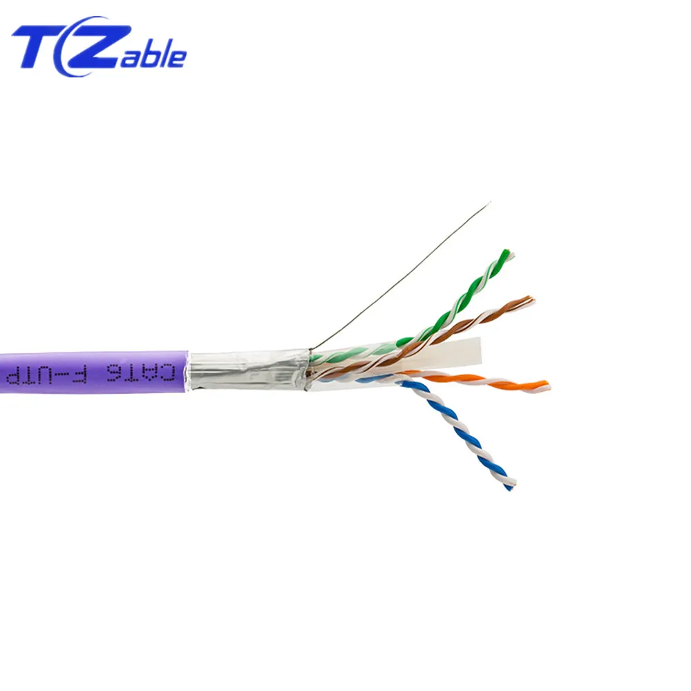 Кабель RJ45 Ethernet CAT 6 медный экранированная витая пара для подключения компьютера к