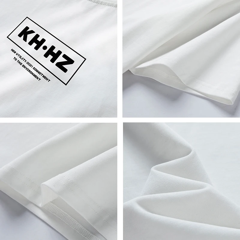 

Men 2021 Summer New Hot 100% Cotton Hip Hop Streetwear Fashion Printed Tshirts Tees Men Casual O-Neck Soft Chic Male T-Shirts