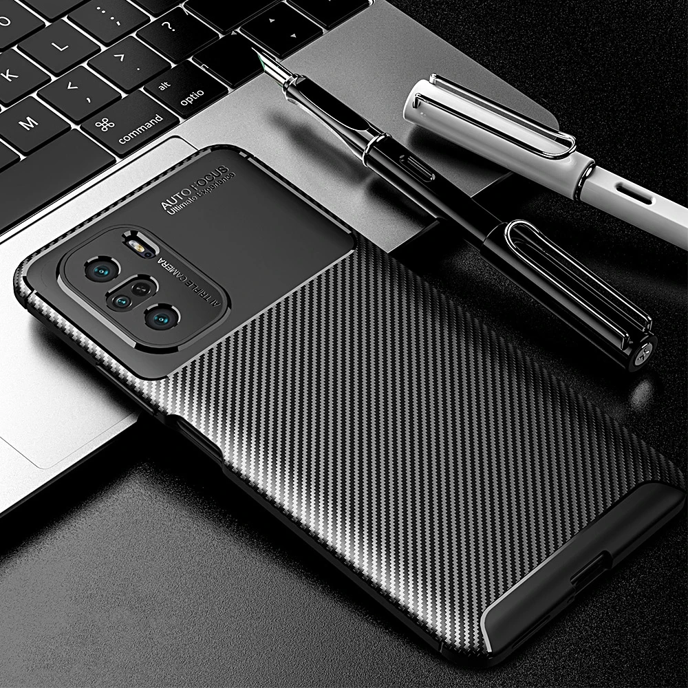 For Xiaomi Poco F3 Case Cover for X3 Pro NFC M3 Coque Business Style Silicone Rubber TPU Shell Phone |