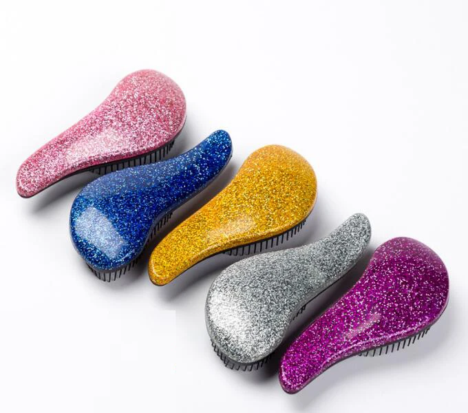 

Newest Anti-static Hair Combs Tangle Hair Brush Salon Hair Beauty Styling Tools Shower Shower Massage Hairbrush Comb 5 Colors